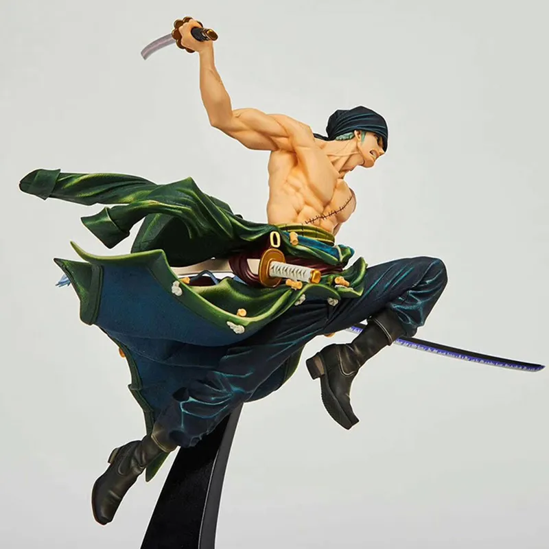 BANPRESTO One Piece World Colosseum Volume 1 Roronoa Zoro Figure Re Run Figure Green-4