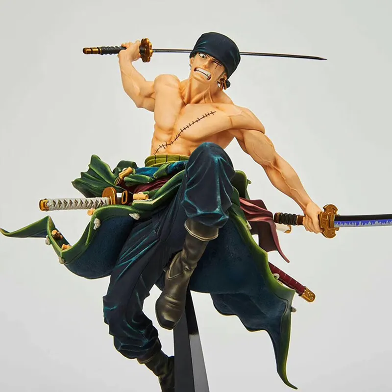 BANPRESTO One Piece World Colosseum Volume 1 Roronoa Zoro Figure Re Run Figure Green-2