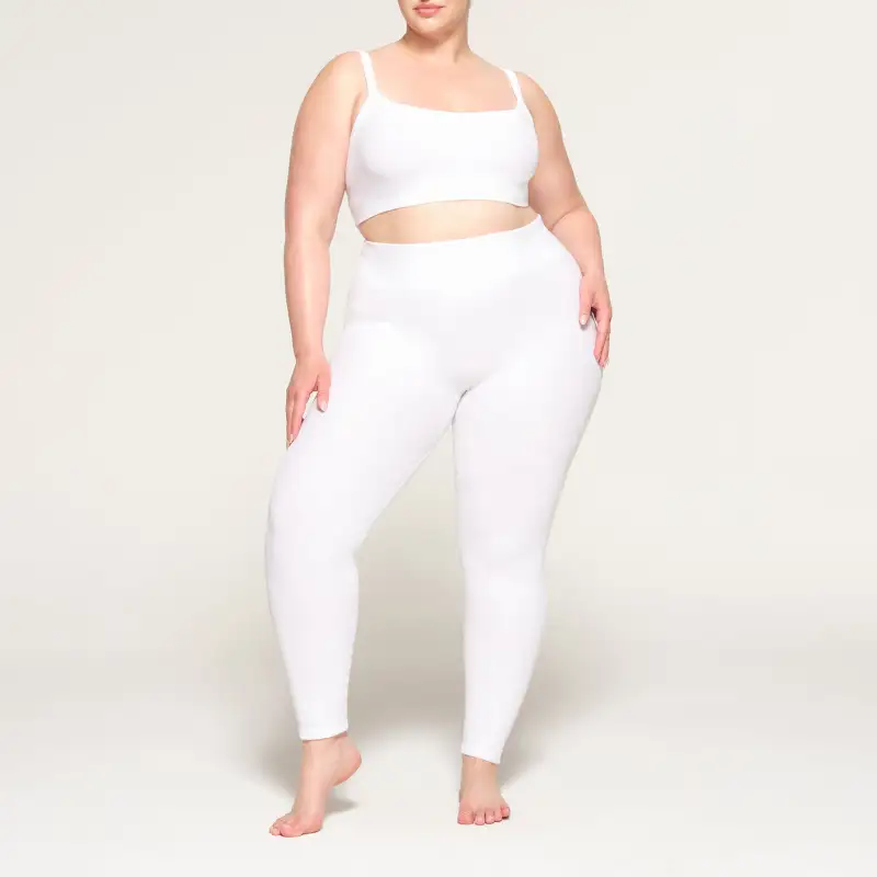 Skims Leggings Women's White-1