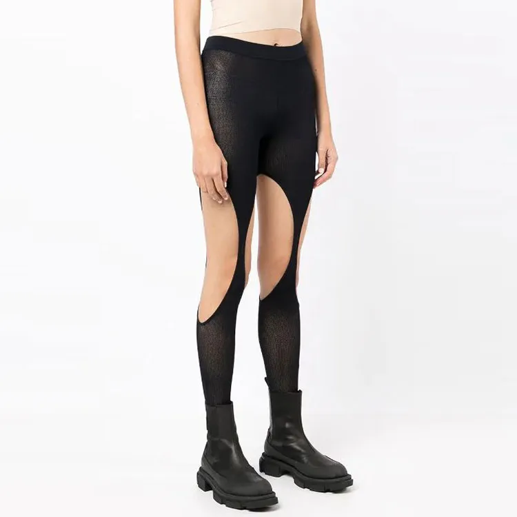 DION LEE Hosiery Mesh Leggings-3