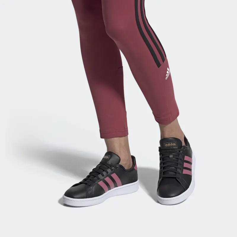 Adidas Neo Grand Court 'Black Pink' Women's-6
