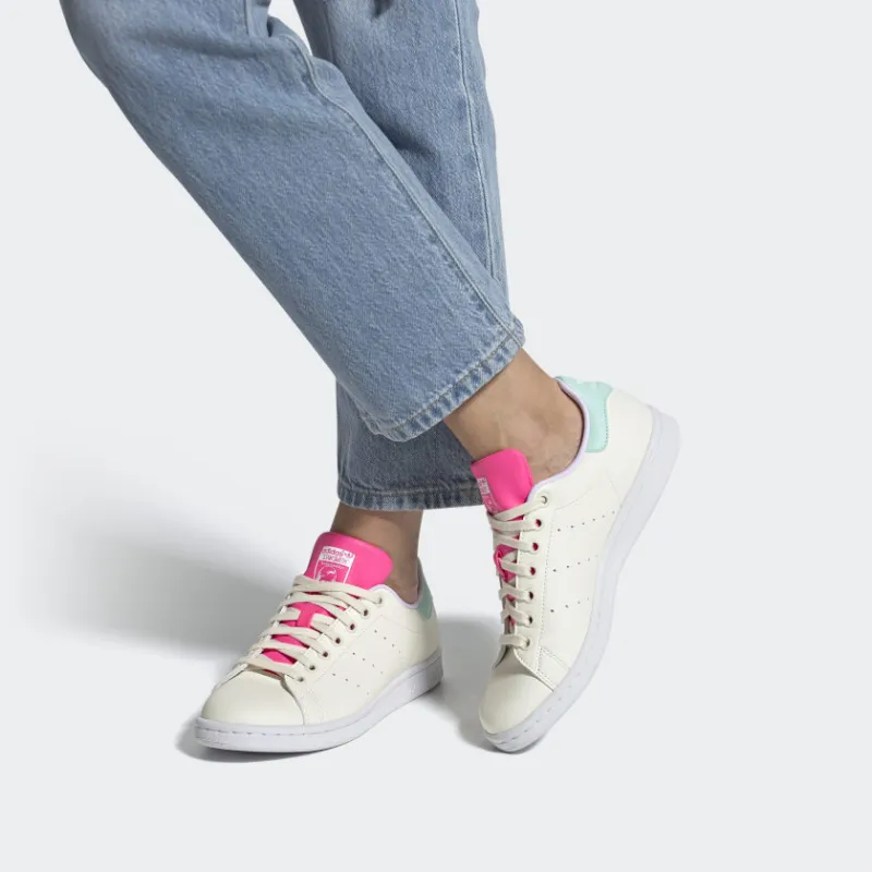 Adidas Stan Smith Cream Pink Mint Women's-6