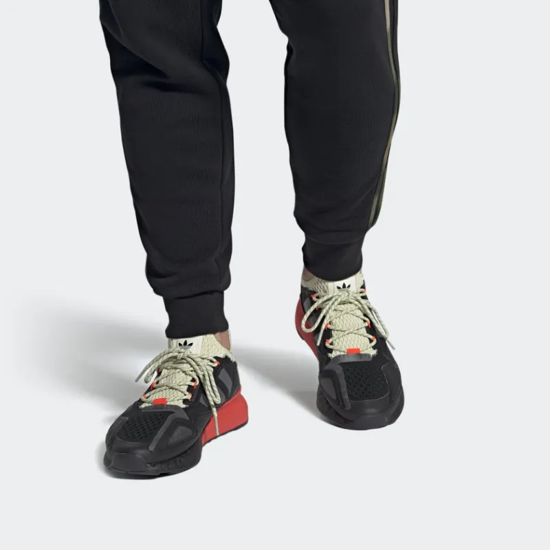 Adidas Zx 2K Boost Black Solar Red-6