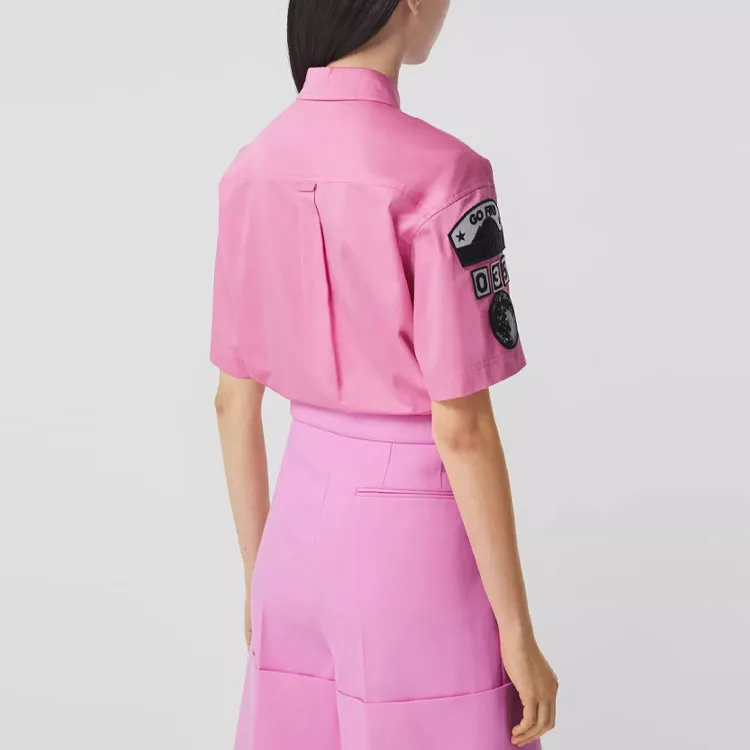 Burberry Shirts Women's Pink-2