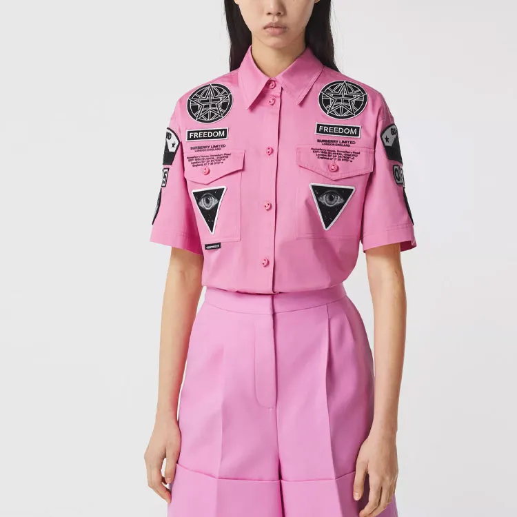 Burberry Shirts Women's Pink-1