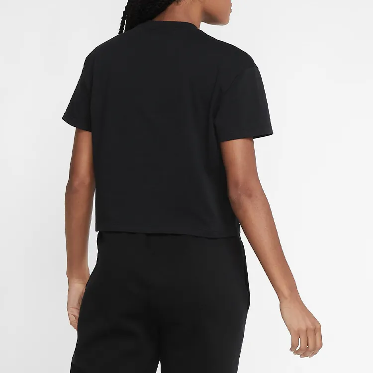 Nike Crop Tops Women's Black-4
