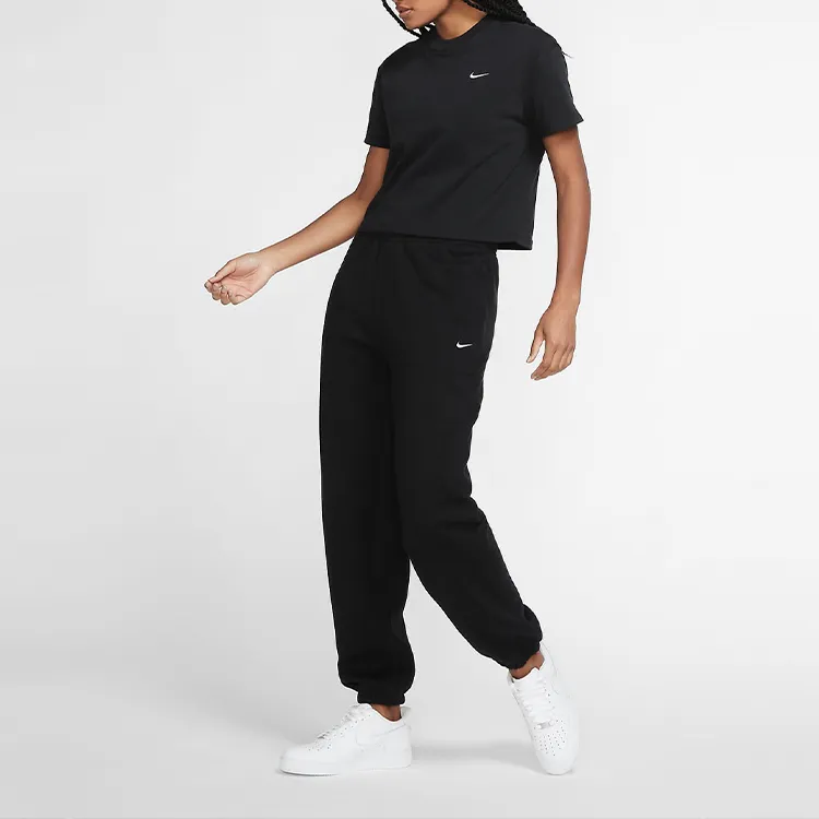 Nike Crop Tops Women's Black-2