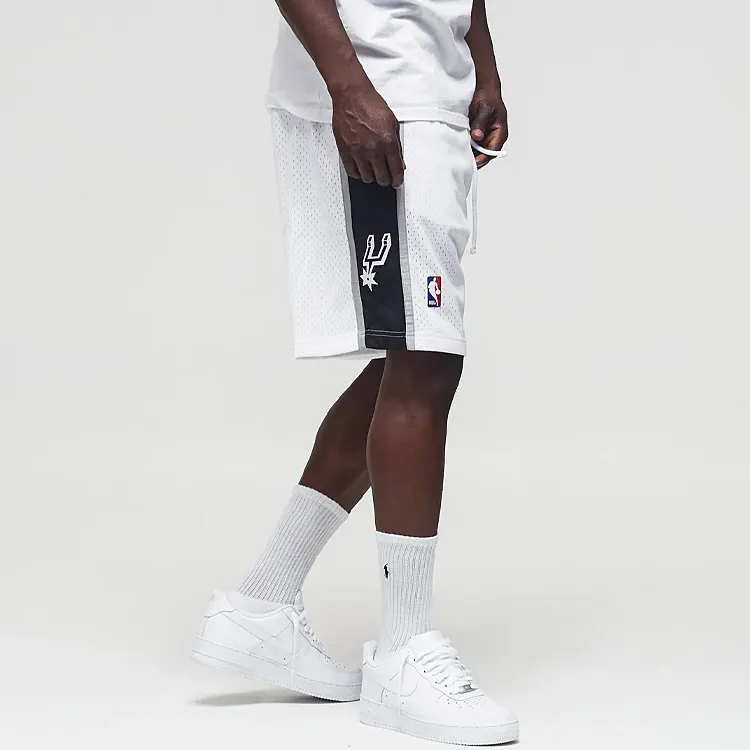 Mitchell & Ness Basketball Shorts Unisex White-3