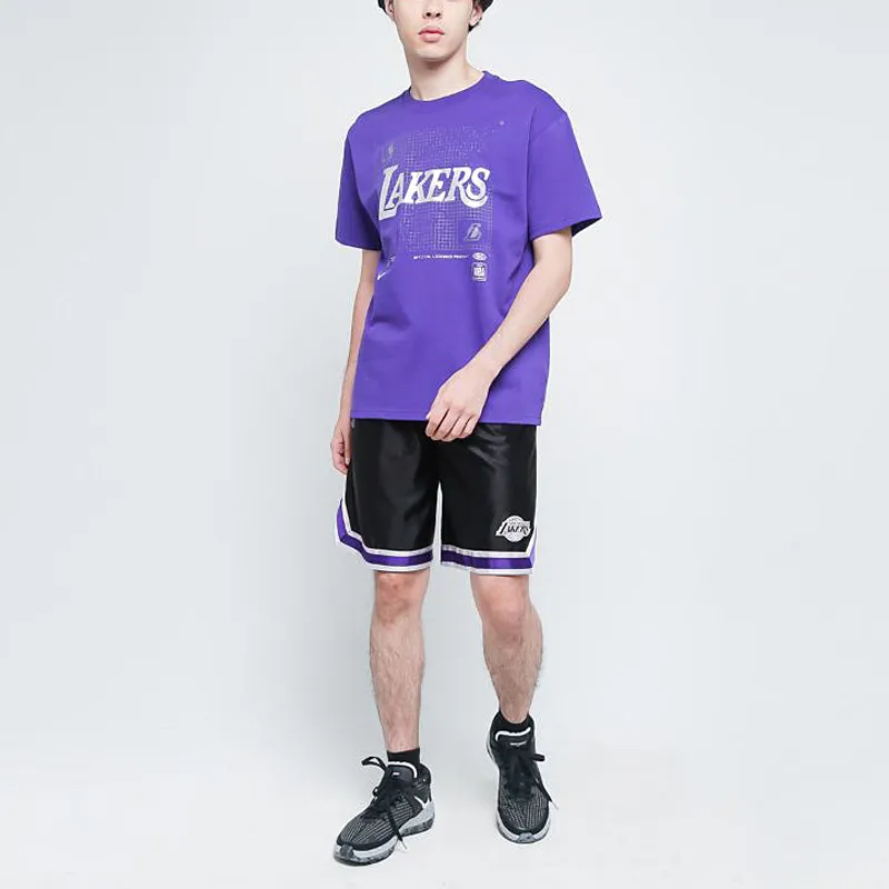 Nike Basketball Shorts Men's Black Purple-2