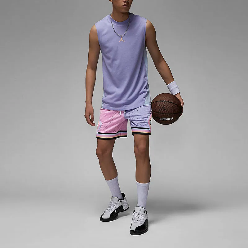 Jordan Dongdan Sports Shorts Men Ice Beauty Lilac-5