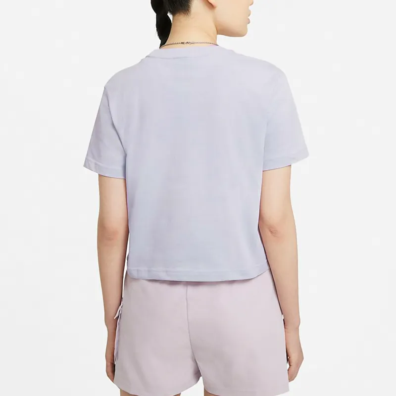 Nike Crop Tops Women's Purple-3