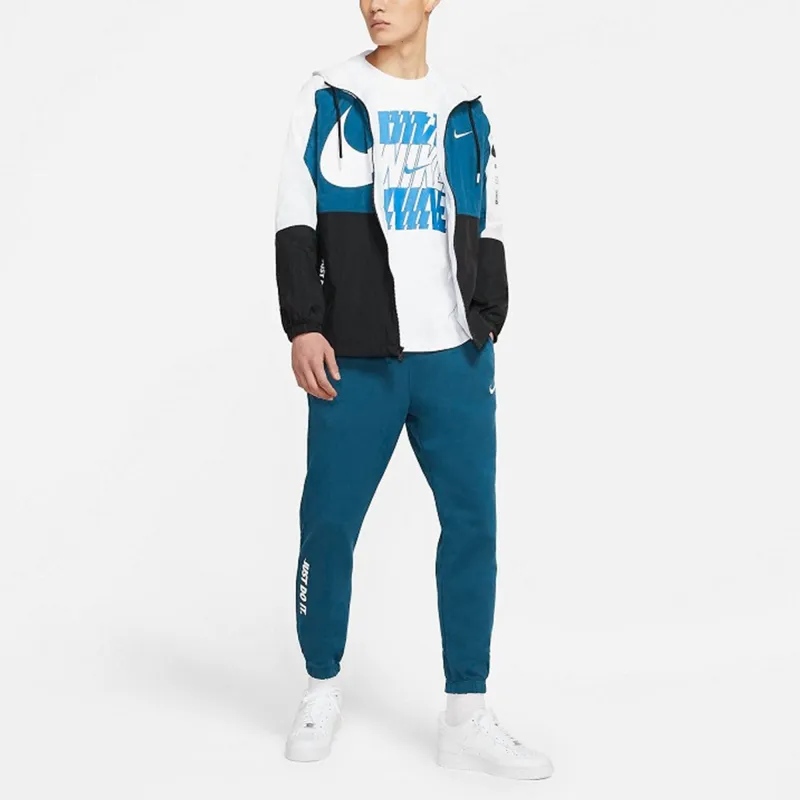 Nike Knitted Sweatpants Men Blue-2