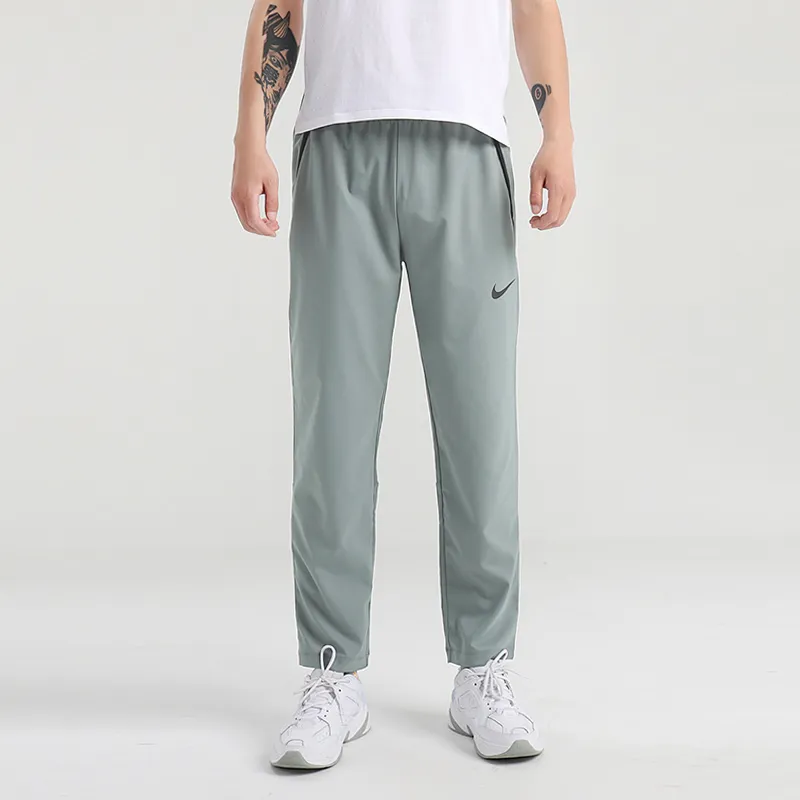 Nike Knitted Sweatpants Men Smoke Gray-2