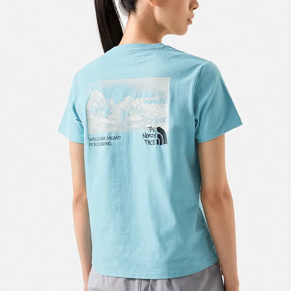 THE NORTH FACE T Shirt Women's Blue-3