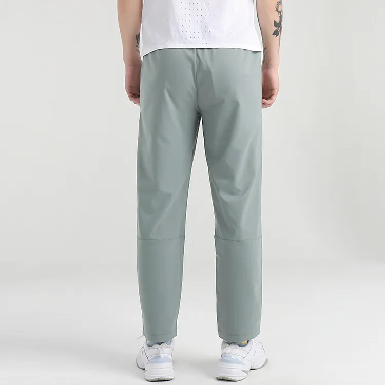Nike Knitted Sweatpants Men Smoke Gray-4