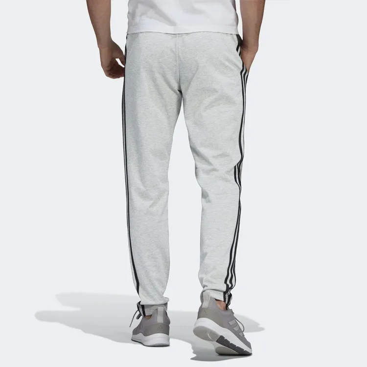 Adidas Knitted Sports Pants Men's Gray-3