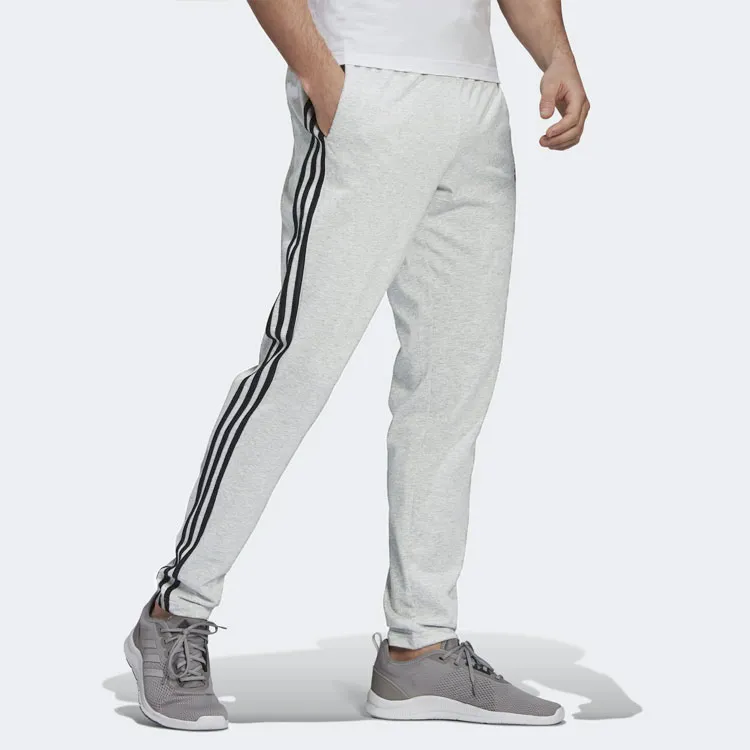 Adidas Knitted Sports Pants Men's Gray-2