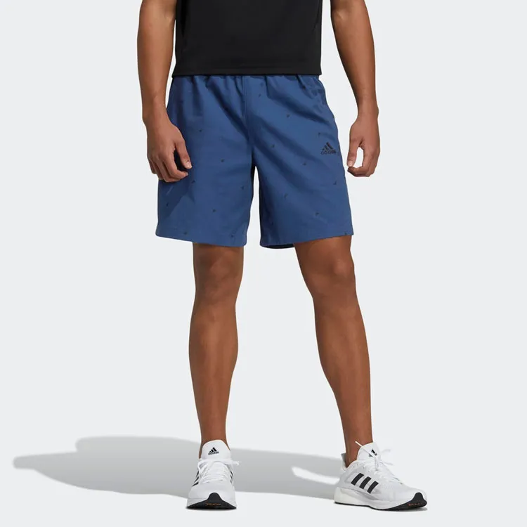 Adidas Casual Shorts Men Navy Blue-3