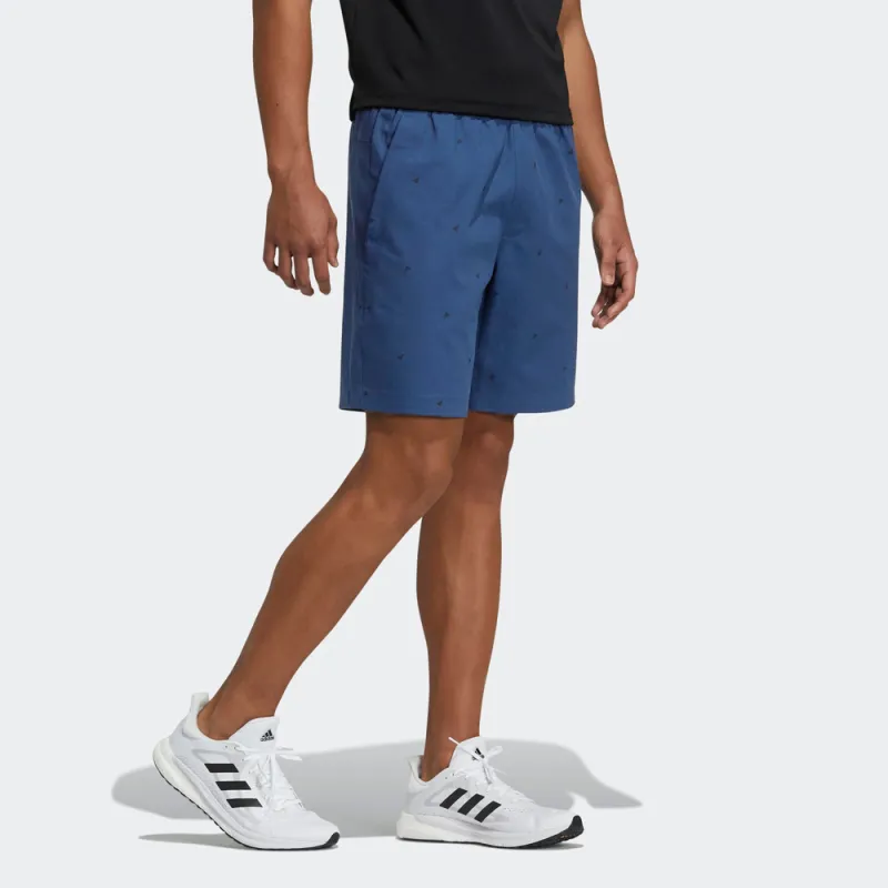 Adidas Casual Shorts Men Navy Blue-4
