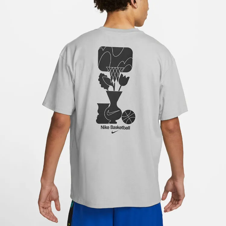 Nike T Shirts Men Dark Gray-2