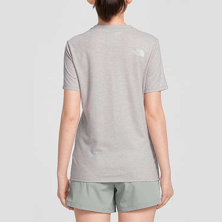 THE NORTH FACE T Shirt Women's Heather Gray-5