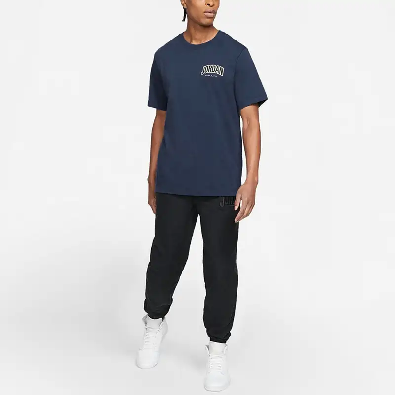 Jordan Set-in Sleeve T-Shirt Men's Blue-2