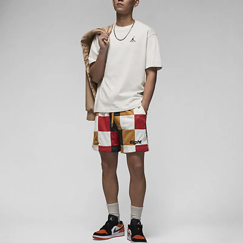 Jordan Drop Shoulder Sleeve T-Shirt Men's White-2