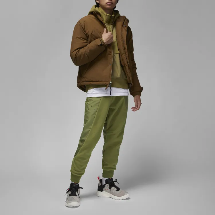 Jordan Knitted Sweatpants Men's Holy Green-2