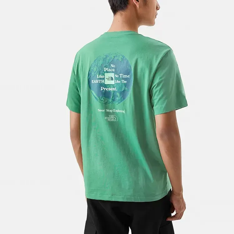 THE NORTH FACE T Shirt Men's Green-4
