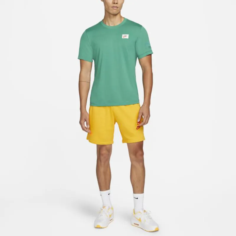 Nike T Shirts Men Light Green-3