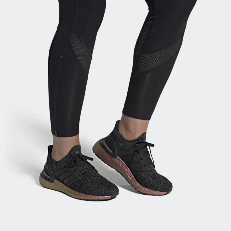 Adidas Ultra Boost 20 Black Signal Pink Women's-5