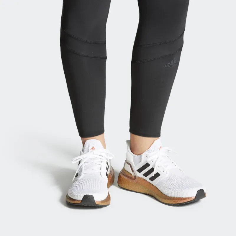 Adidas Ultra Boost 20 White Signal Pink Women's-6