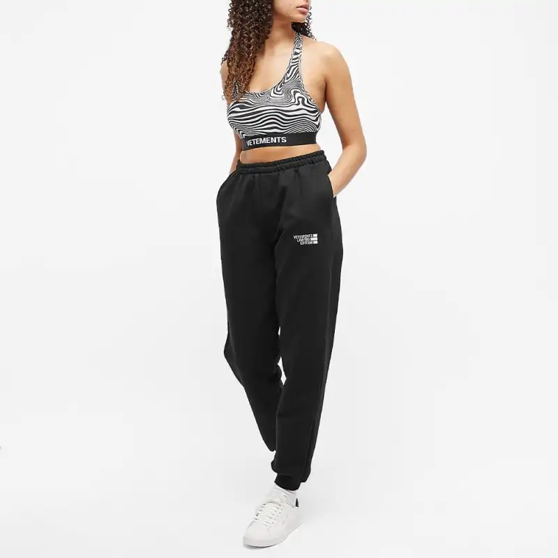 Vetements Limited Edition Sweatpants 'Black/White'-1