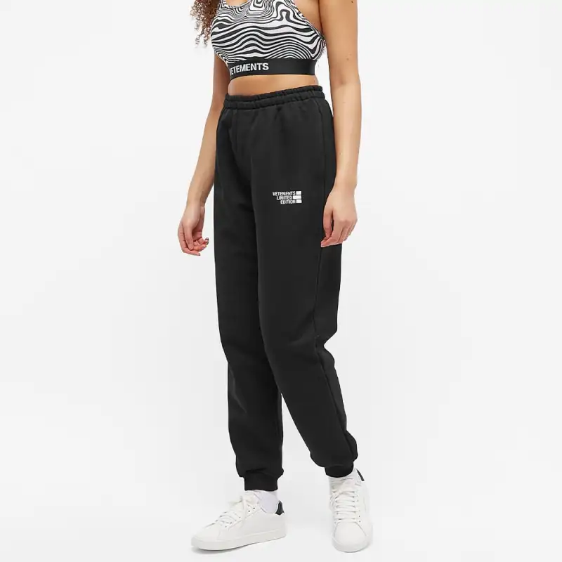 Vetements Limited Edition Sweatpants 'Black/White'-2