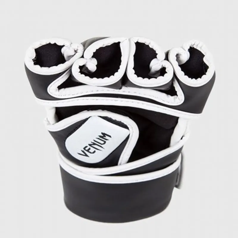 VENUM Boxing Gloves PU Sanda, Muay Thai, Combat, Training, Competition Unisex Black-3