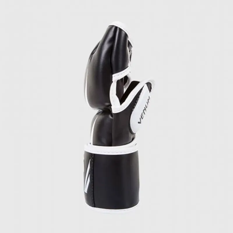 VENUM Boxing Gloves PU Sanda, Muay Thai, Combat, Training, Competition Unisex Black-4