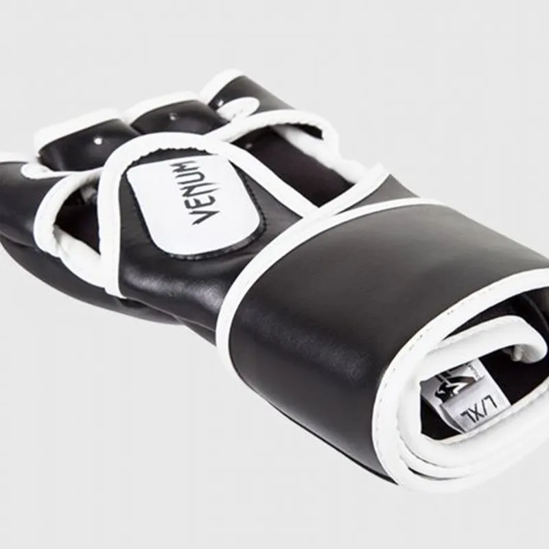 VENUM Boxing Gloves PU Sanda, Muay Thai, Combat, Training, Competition Unisex Black-5