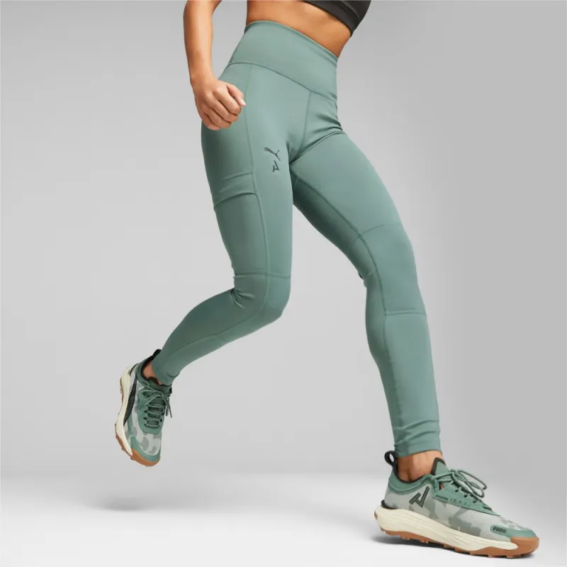 PUMA SEASONS Sports Pants Women's Light Green Gray-4
