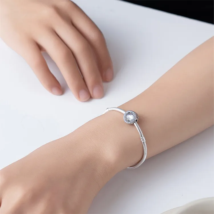 Pandora 925 Sterling Silver Bangles Women's Silver-2