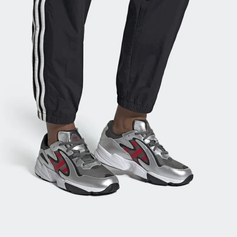 Adidas Yung 96 Chasm Silver Metallic Scarlet-6