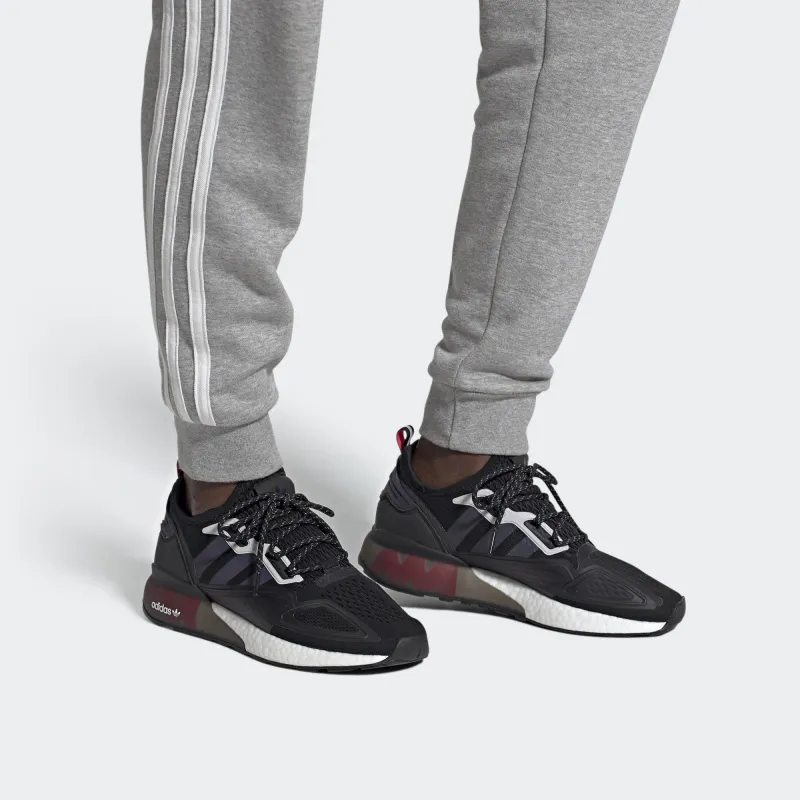 Adidas Zx 2K Boost Black Iridescent Shock Red-5
