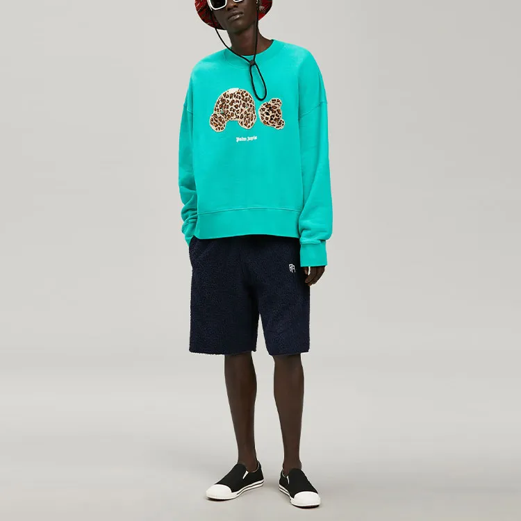 PALM ANGELS Leopard Bear Sweatshirt-1