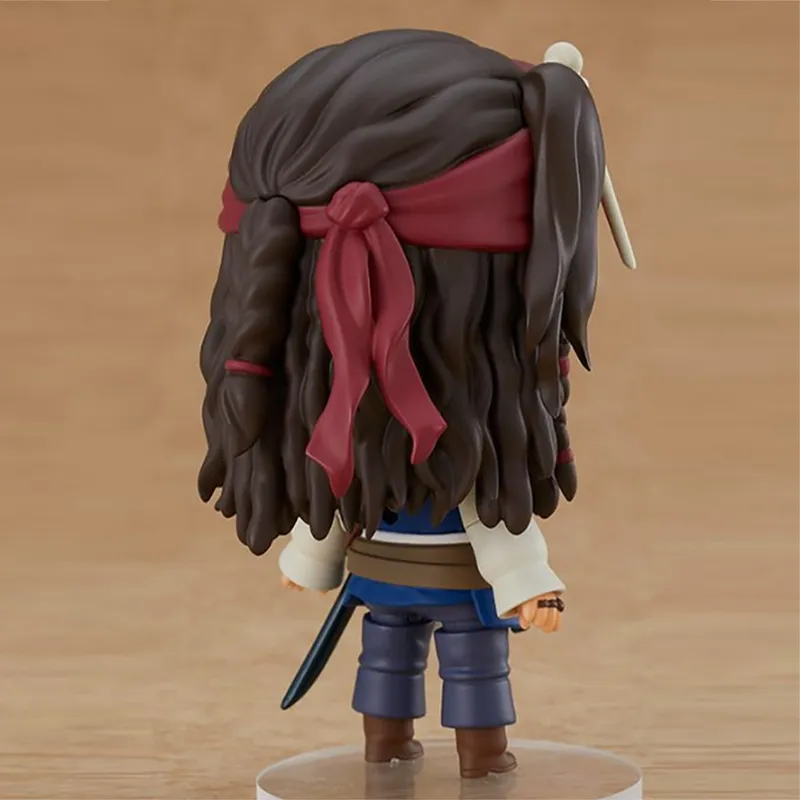 GSC Jack Sparrow Caribbean Pirate, Jack, Sparrow, Captain, With Base 10cm Chibi Figures-4