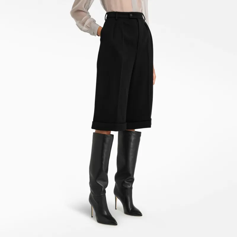 SAINT LAURENT Casual Shorts Women's Black-3