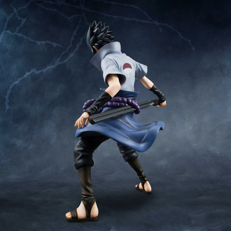 MegaHouse Naruto Shippuden G.E.M. Series Sasuke Uchiha Figure Purple-3