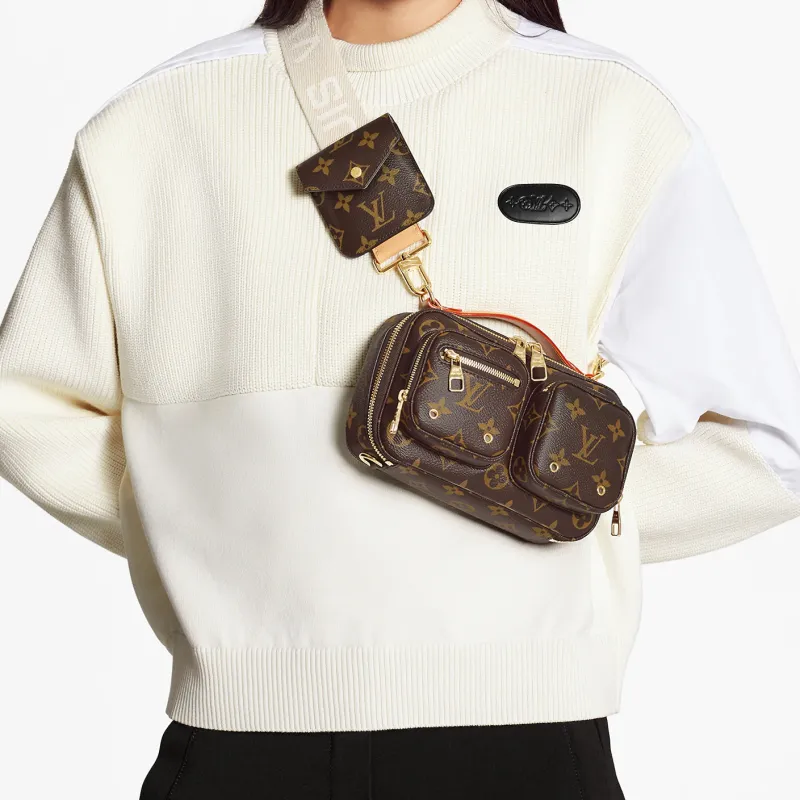 LOUIS VUITTON Utility Crossbody Monogram Brown-7