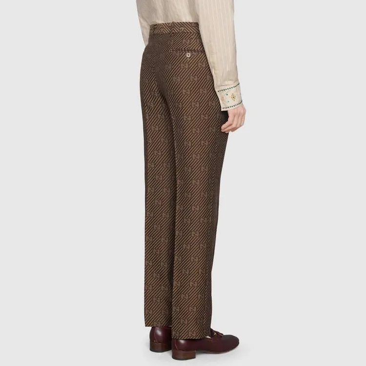 GUCCI Cargo Pants Men Brown-2