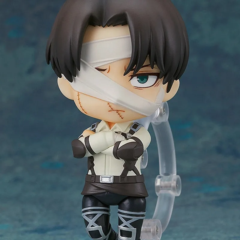 GSC Clay Figure No.2002 Attack On Titan, Final Season, Levi Ackerman Chibi Figures 10cm-1