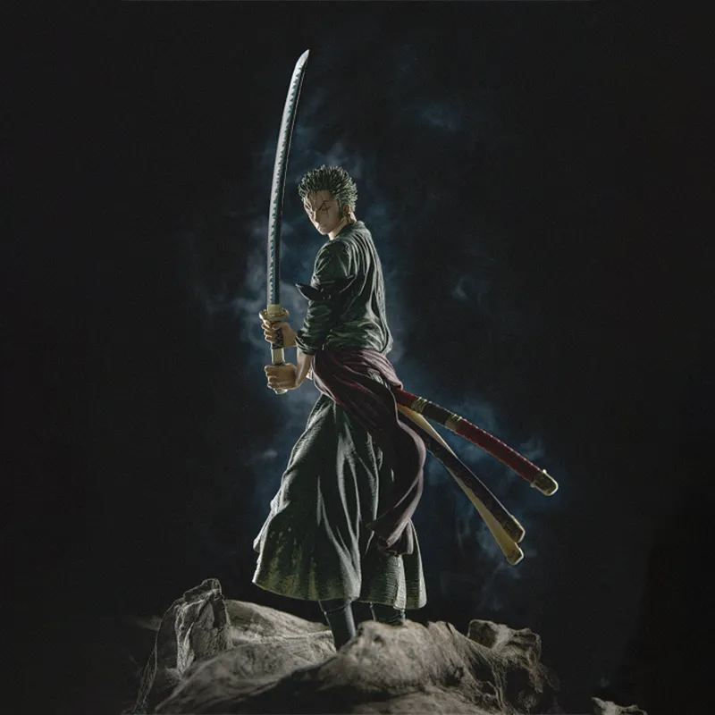 BANPRESTO Roronoa Zoro Glass Factory Sculptor × Photographer One Piece Model A Reissued Version Scale Figures 20cm-3