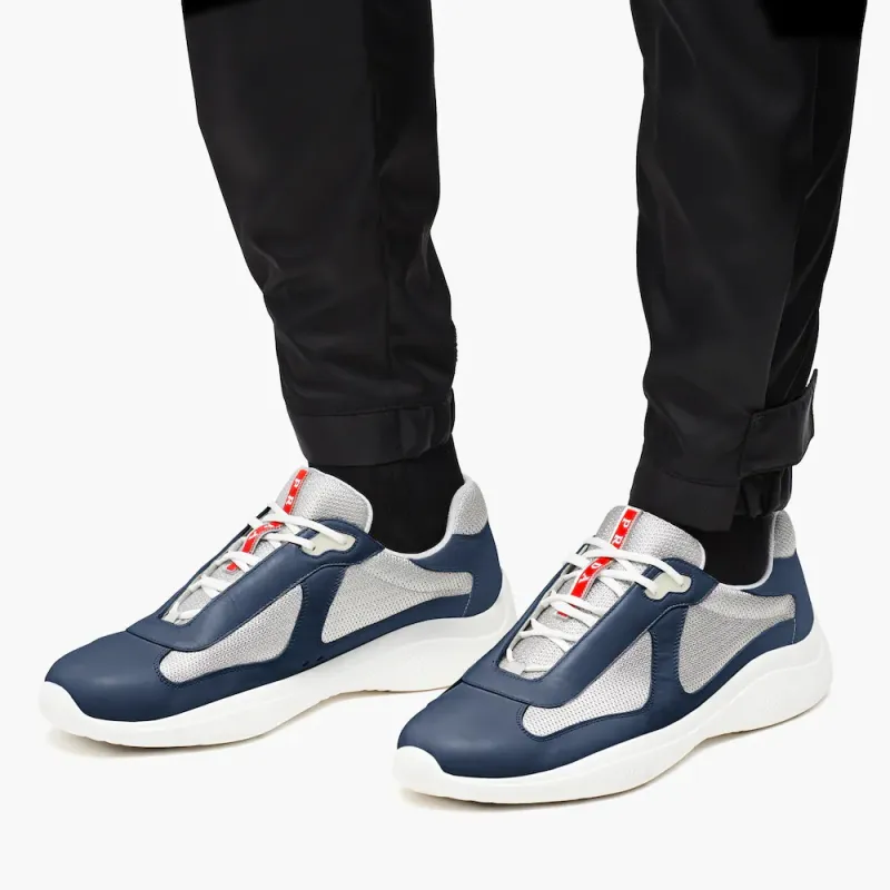 PRADA Shock Absorbers Low Top Sports Casual Shoes Men's Dark Blue-5